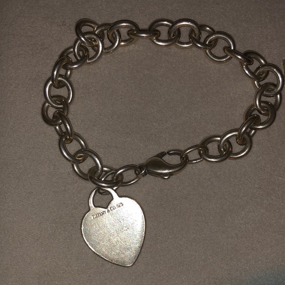 Tiffany & Co heart tag charm bracelet